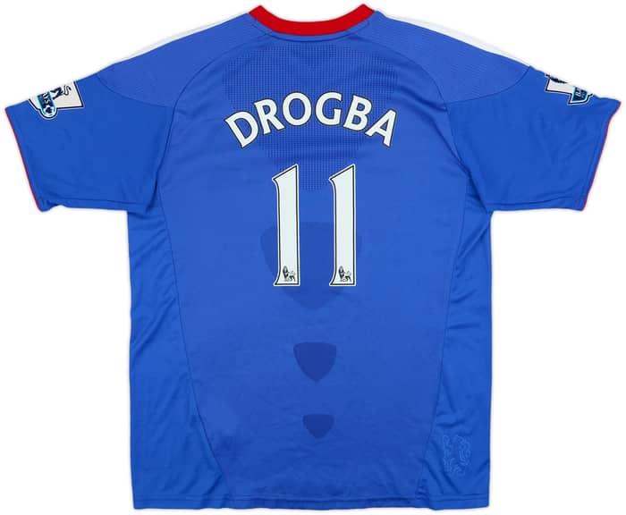 2010-11 Chelsea Home Shirt Drogba #11 - 8/10 - (XL.Boys)