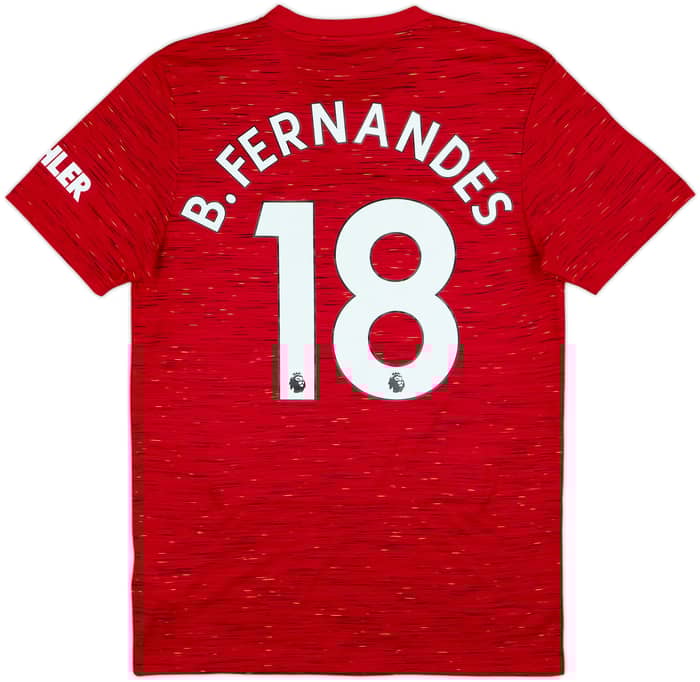 2020-21 Manchester United Home Shirt B.Fernandes #18 - 10/10 - (M)
