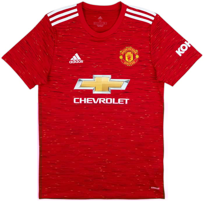 2020-21 Manchester United Home Shirt B.Fernandes #18 - 10/10 - (M)