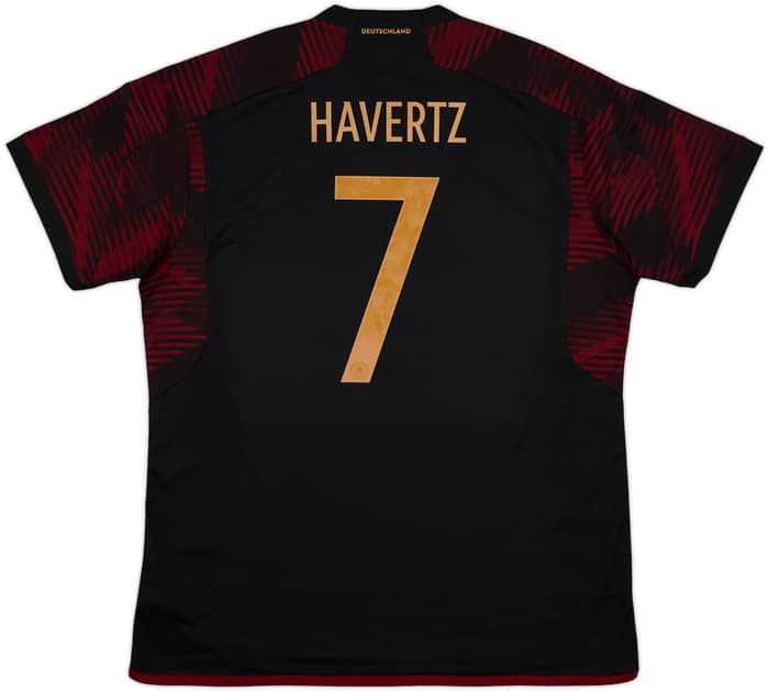 2022-23 Germany Away Shirt Havertz #7 - 8/10 - (XL)