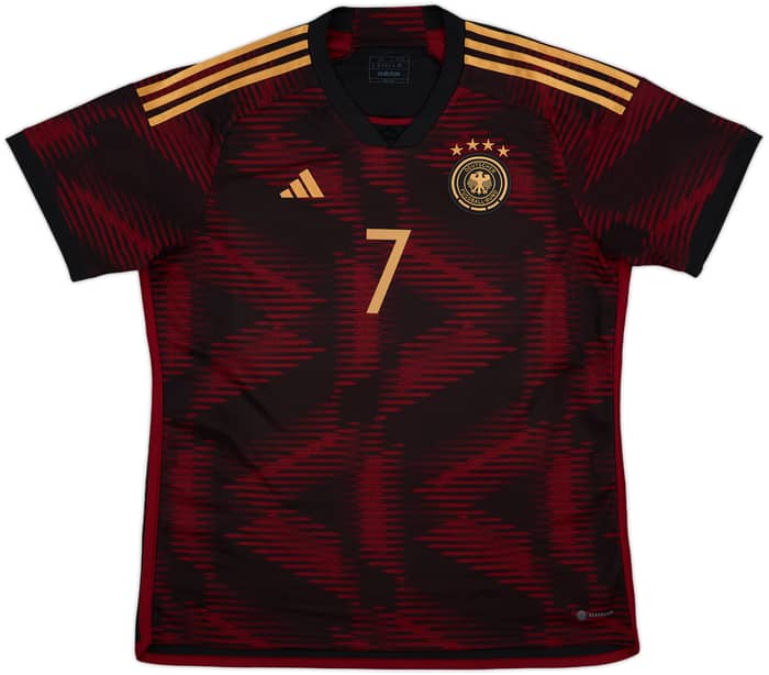 2022-23 Germany Away Shirt Havertz #7 - 8/10 - (XL)