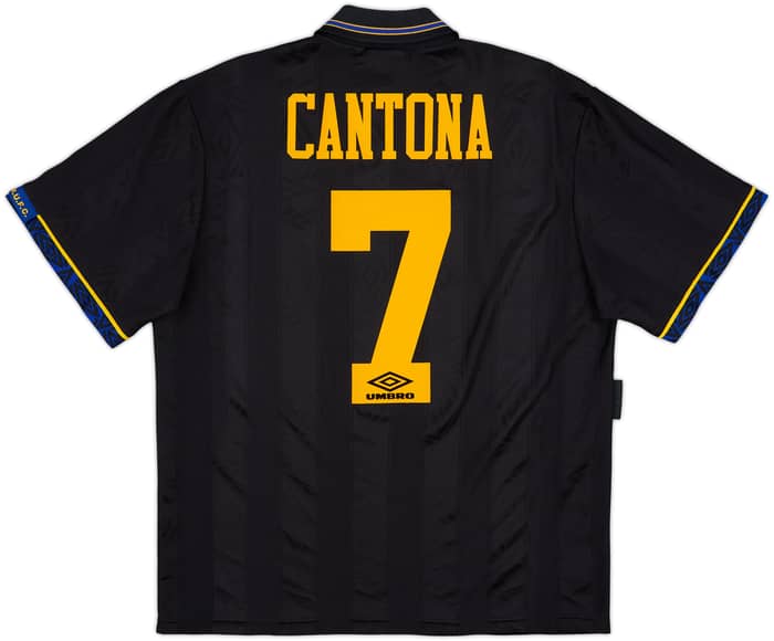 1993-95 Manchester United Away Shirt Cantona #7 - 8/10 - (L)