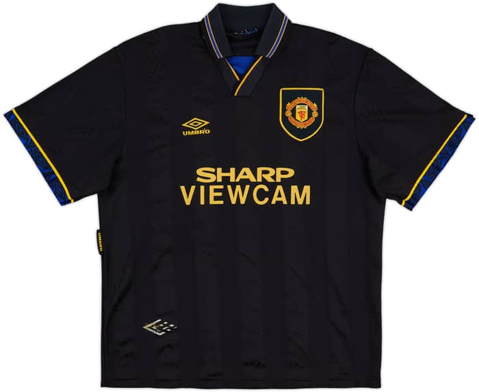 1993-95 Manchester United Away Shirt Cantona #7 - 8/10 - (L)