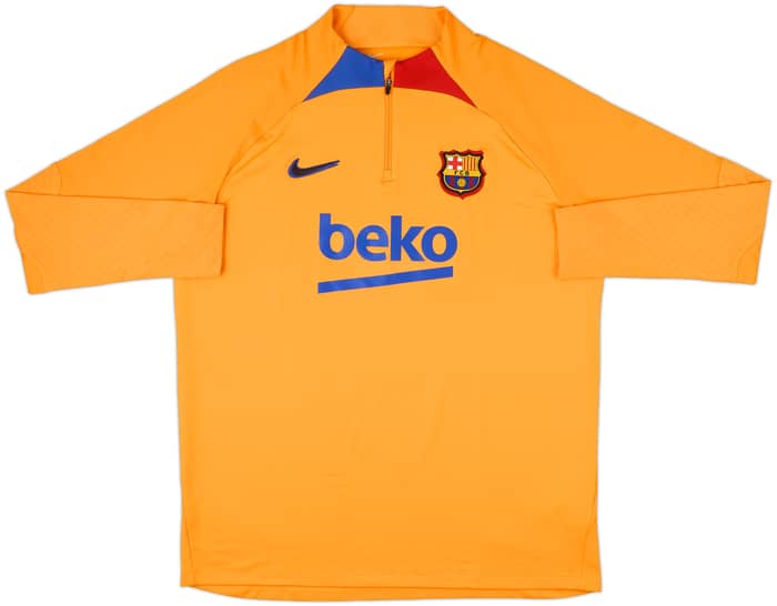 2022-23 Barcelona Nike 1/4 Zip Drill Top - 9/10 - (XL)