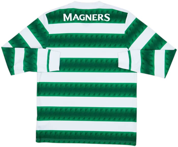 2022-23 Celtic Home L/S Shirt - 8/10 - (L)