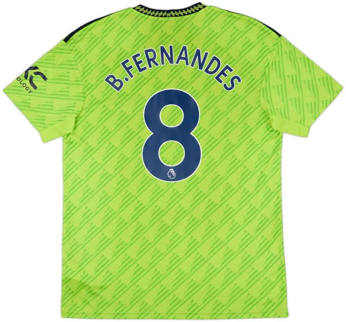 2022-23 Manchester United Third Shirt B.Fernandes #8 - 7/10 - (L)