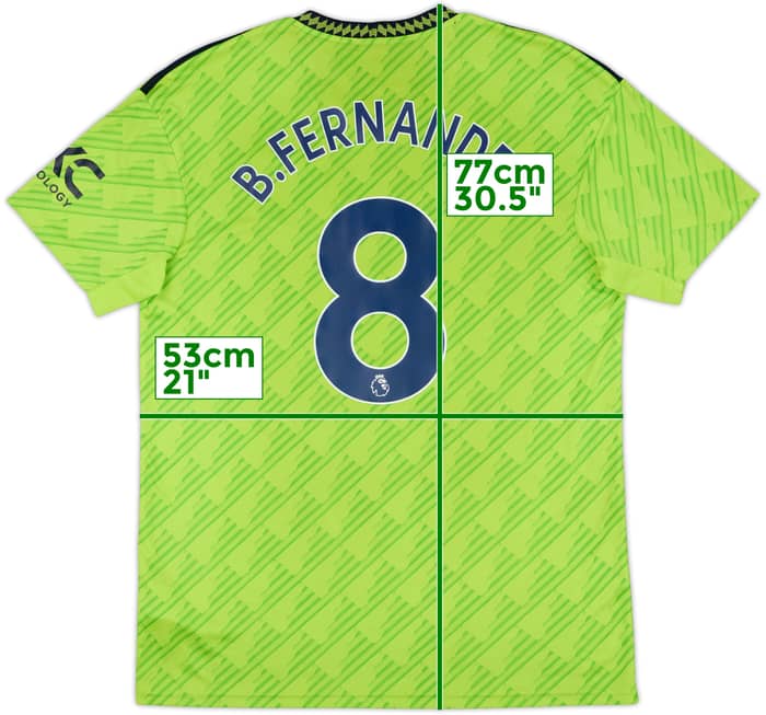 2022-23 Manchester United Third Shirt B.Fernandes #8 - 7/10 - (L)