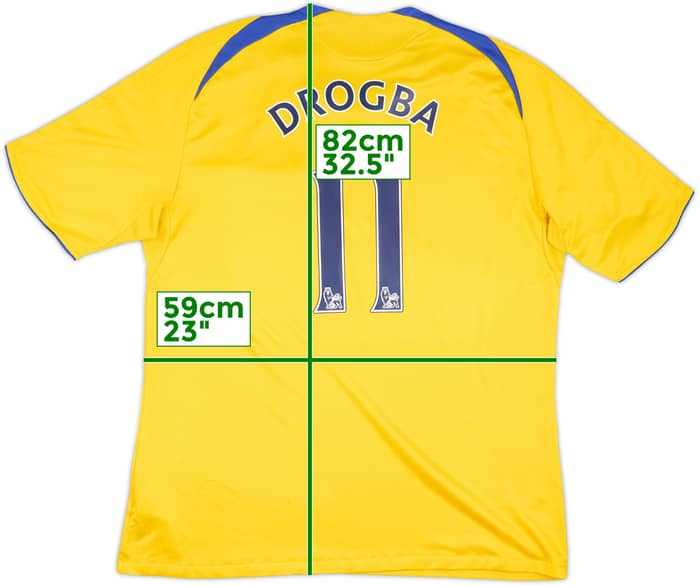 2008-09 Chelsea Third Shirt Drogba #11 - 7/10 - (XL)