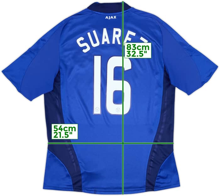 2008-09 Ajax Away Shirt Suarez #16 - 8/10 - (L)