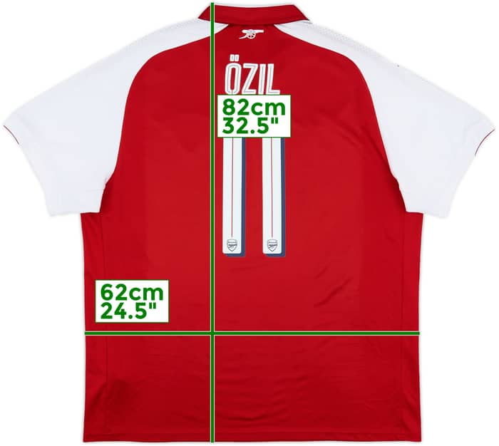 2017-18 Arsenal Home Shirt Ozil #11 - 9/10 - (XXL)