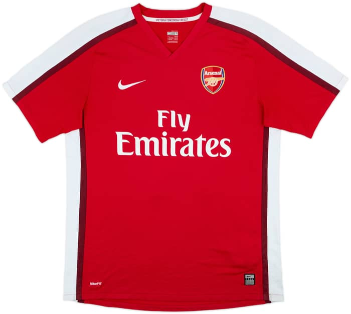 2008-10 Arsenal Home Shirt Walcott #14 - 7/10 - (L)