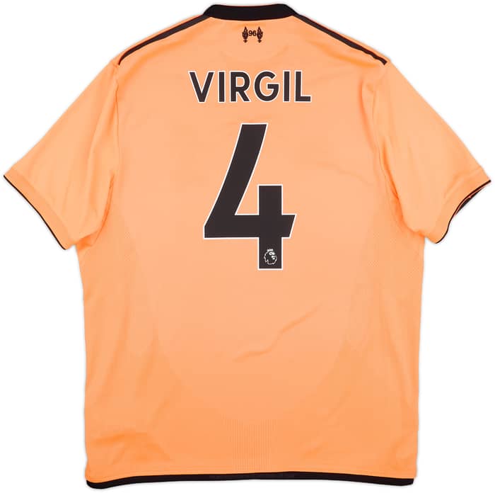 2017-18 Liverpool 125 Years Third Shirt Virgil #4 - 8/10 - (L)