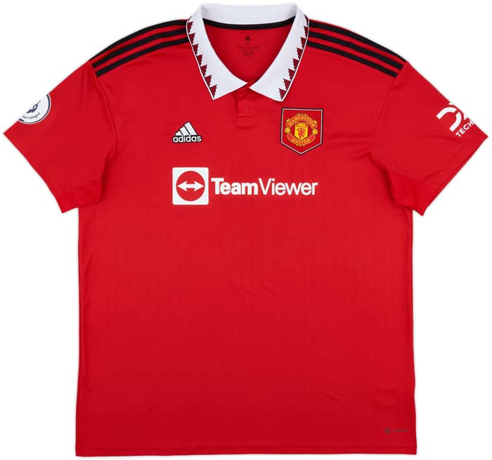 2022-23 Manchester United Home Shirt B.Fernandes #8 - 8/10 - (XXL)