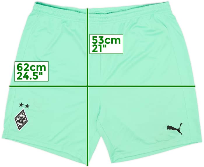 2020-21 Borussia Monchengladbach Third Shorts - 9/10 - (XXL)