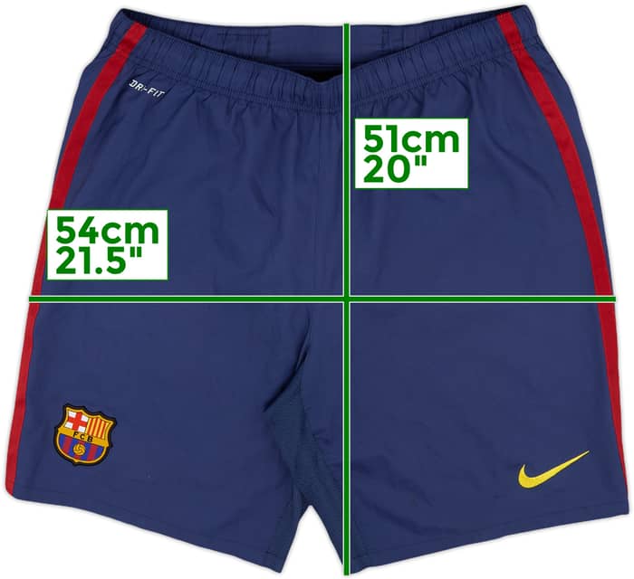 2012-13 Barcelona Home Shorts - 9/10 - (L)