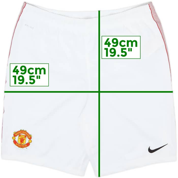 2012-13 Manchester United Home Shorts - 6/10 - (L.Boys)