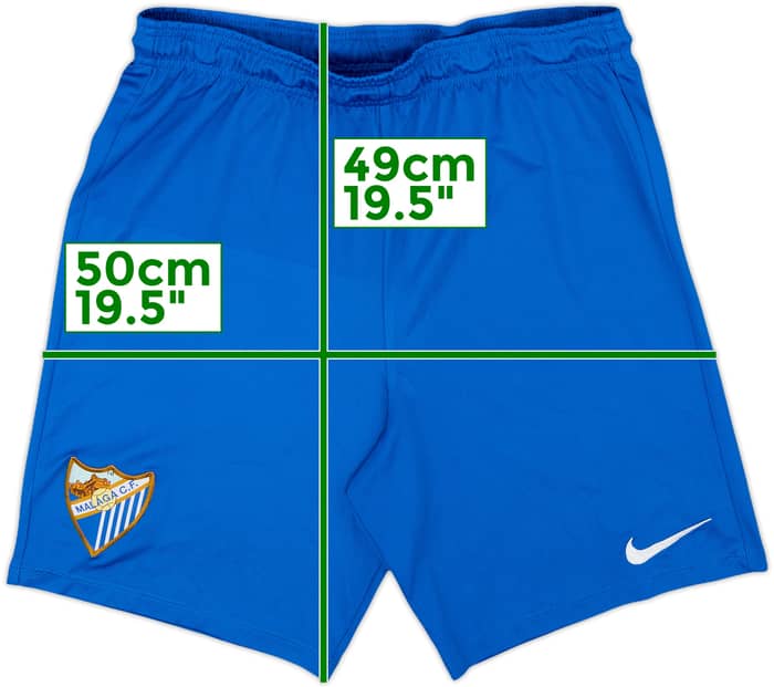 2017-18 Malaga Home Shorts - 8/10 - (M)