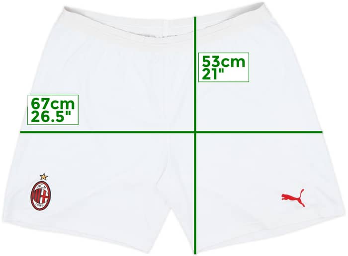 2018-19 AC Milan Home/Away Shorts - 7/10 - (XXL)