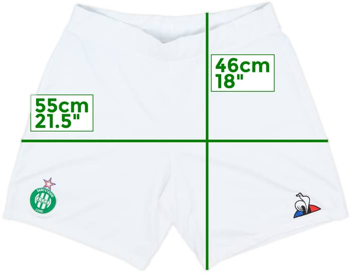 2019-20 Saint Etienne Home Shorts - 9/10 - (M)