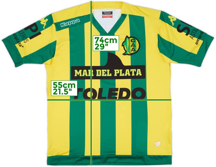 2015-16 Club Atletico Aldosivi Home Shirt - 9/10 - (XXL)