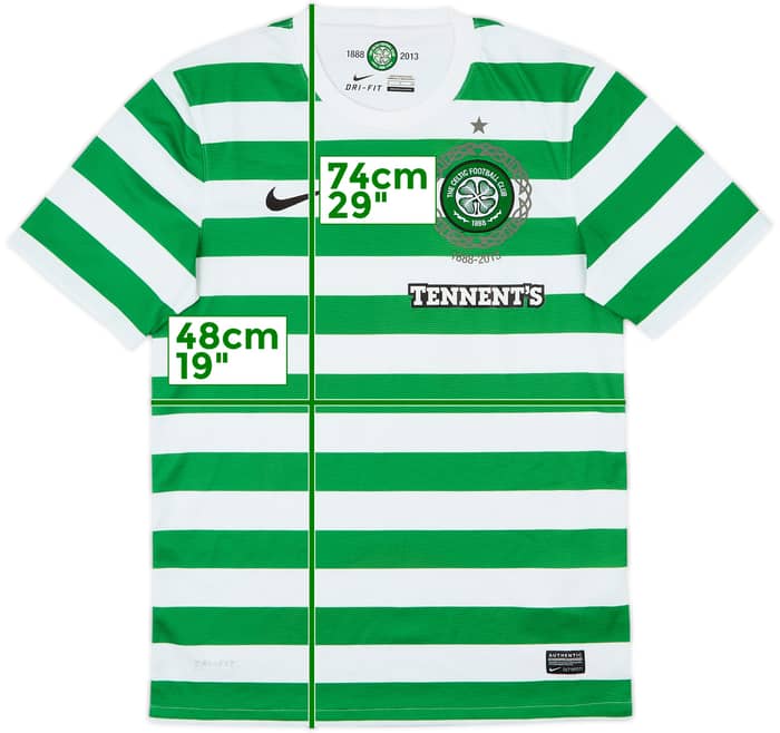 2012-13 Celtic '125th Anniversary' Home Shirt - 8/10 - (S)