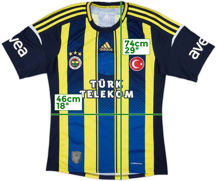 2012-13 Fenerbahce European Home Shirt - 7/10 - (M)