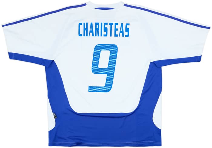 2004-06 Greece Away Shirt Charisteas #9 - 7/10 - (XL)