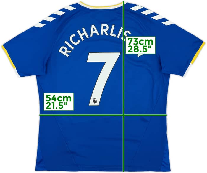 2021-22 Everton Home Shirt Richarlison #7 - 6/10 - (XL)