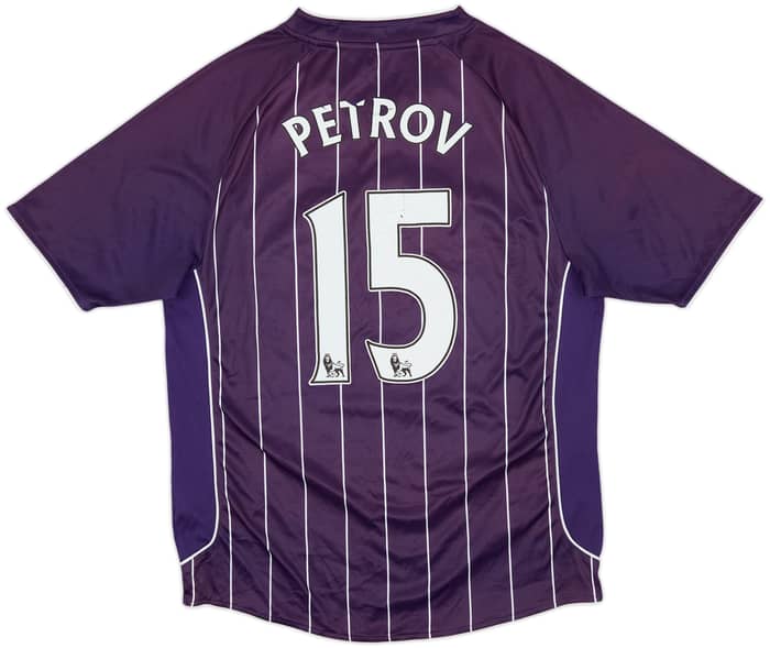 2007-08 Manchester City Away Shirt Petrov #15 - 4/10 - (M)