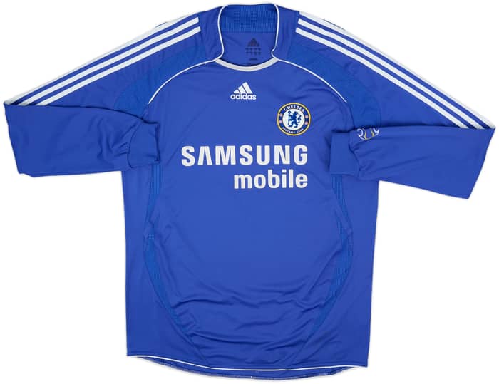 2006-08 Chelsea Home L/S Shirt Drogba #11 - 6/10 - (L)