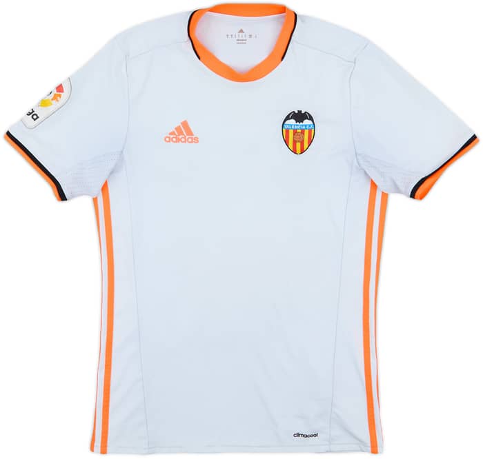 2016-17 Valencia Home Shirt - 3/10 - (S)