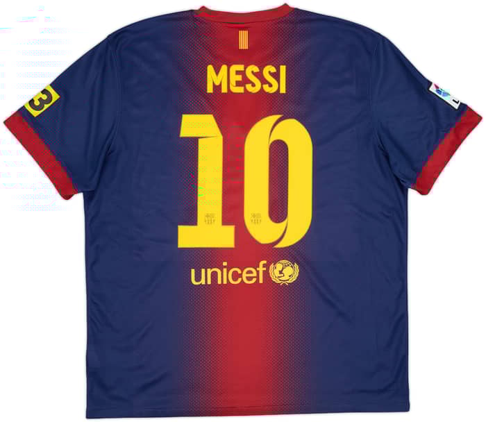2012-13 Barcelona Home Shirt Messi #10 - 8/10 - (XL)
