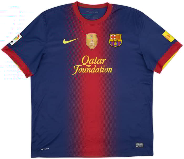 2012-13 Barcelona Home Shirt Messi #10 - 8/10 - (XL)