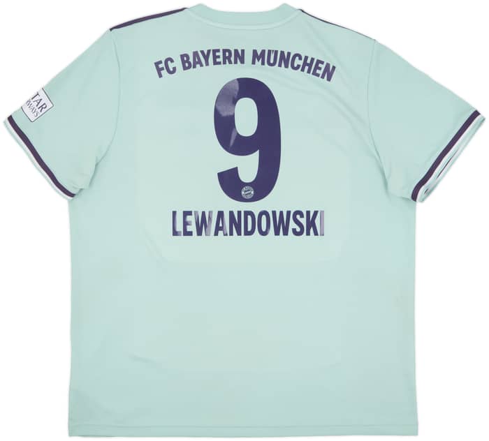 2018-19 Bayern Munich Away Shirt Lewandowski #9 - 8/10 - (XXL)