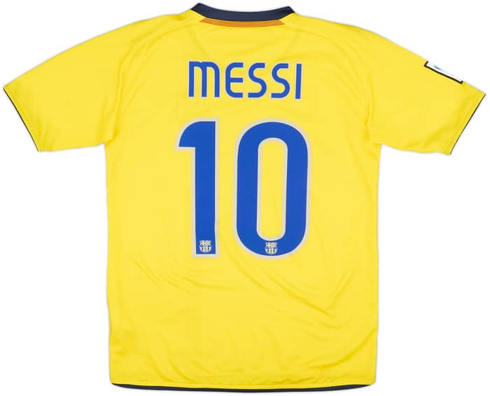 2008-10 Barcelona Away Shirt Messi #10 - 8/10 - (XL.Boys)