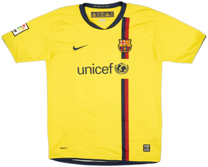 2008-10 Barcelona Away Shirt Messi #10 - 8/10 - (XL.Boys)