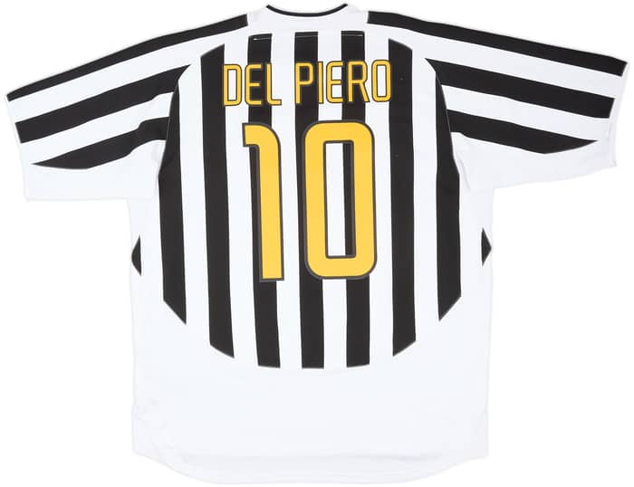 2003-04 Juventus Home Shirt Del Piero #10 - 6/10 - (XXL)