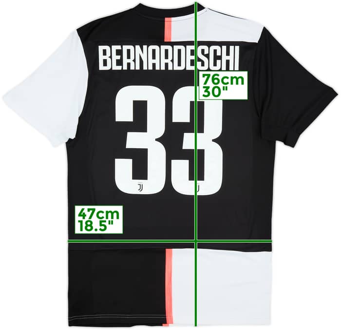 2019-20 Juventus Home Shirt Bernardeschi#33 - 6/10 - (M)