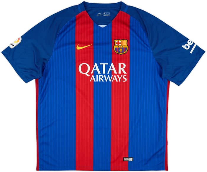 2016-17 Barcelona Home Shirt Messi #10 - 9/10 - (XXL)