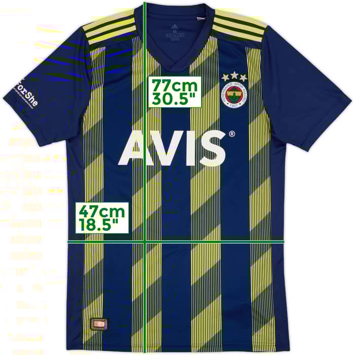2019-20 Fenerbahce Home Shirt - 9/10 - (M)