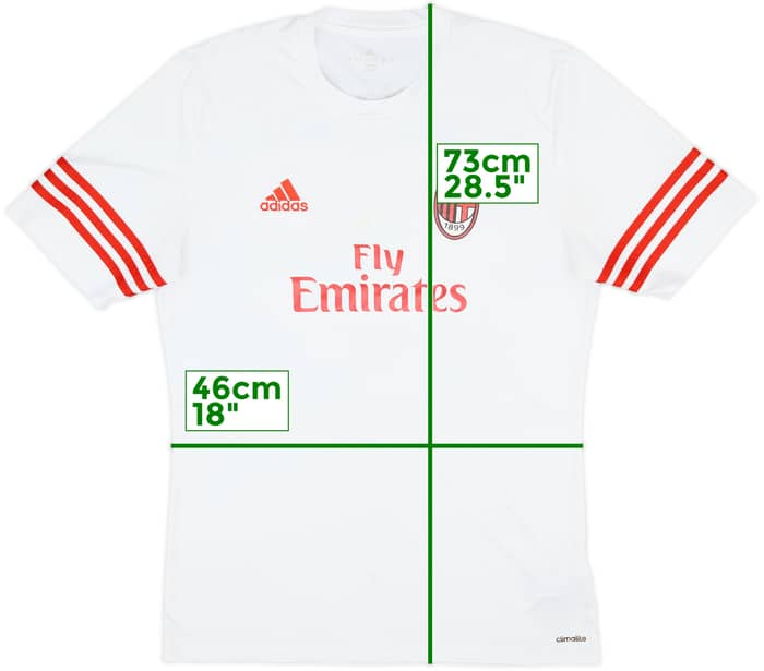 2016-17 AC Milan adidas Training Shirt - 5/10 - (M)