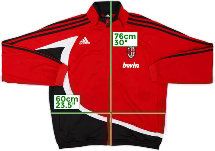 2007-08 AC Milan adidas Track Jacket - 7/10 - (L/XL)