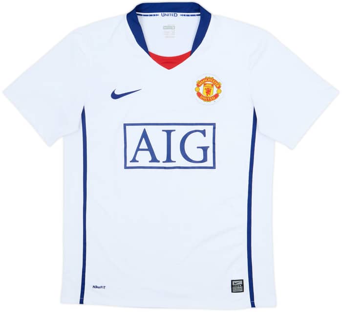 2008-10 Manchester United Away Shirt Evra #3 - 8/10 - (S)