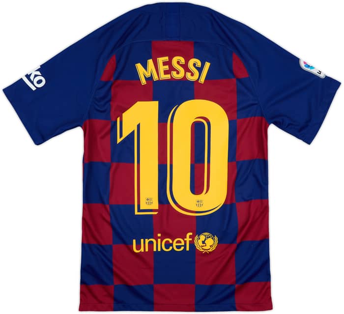 2019-20 Barcelona Home Shirt Messi #10 - 7/10 - (S)