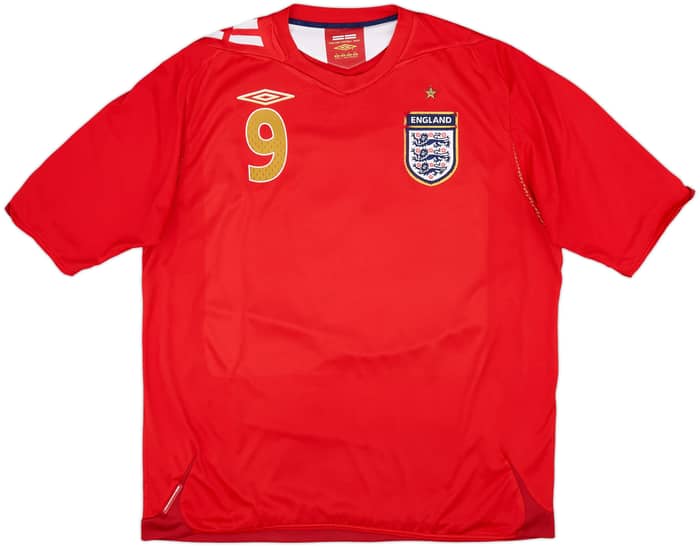 2006-08 England Away Shirt Rooney #9 - 6/10 - (XL)