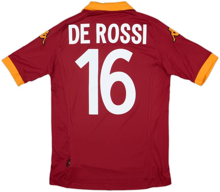 2012-13 Roma Home Shirt De Rossi #16 - 10/10 - (M)