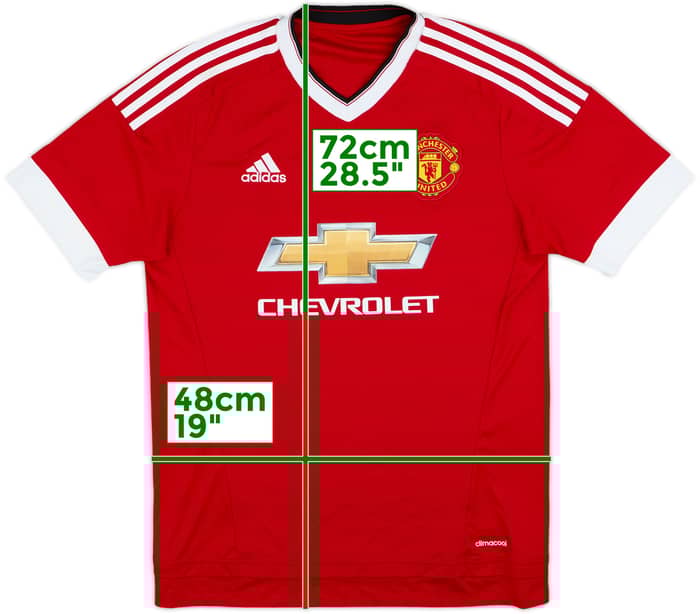 2015-16 Manchester United Home Shirt Ander Herrera #21 - 5/10 - (M)