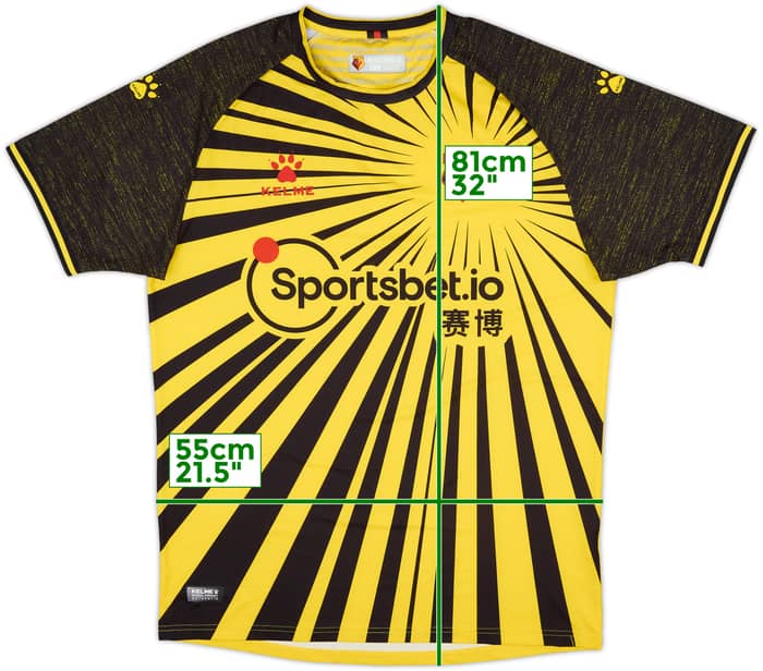 2020-21 Watford Home Shirt - 9/10 - (XL)