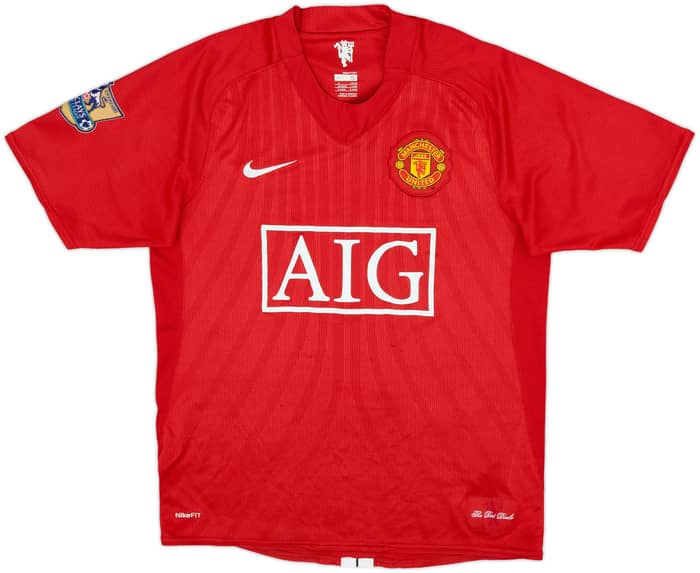 2007-09 Manchester United Home Shirt Ronaldo #7 - 7/10 - (S)