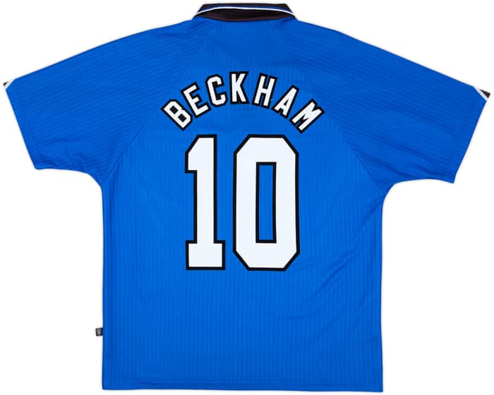 1996-98 Manchester United Tercera Camiseta Beckham #10 - 8/10 - (L)